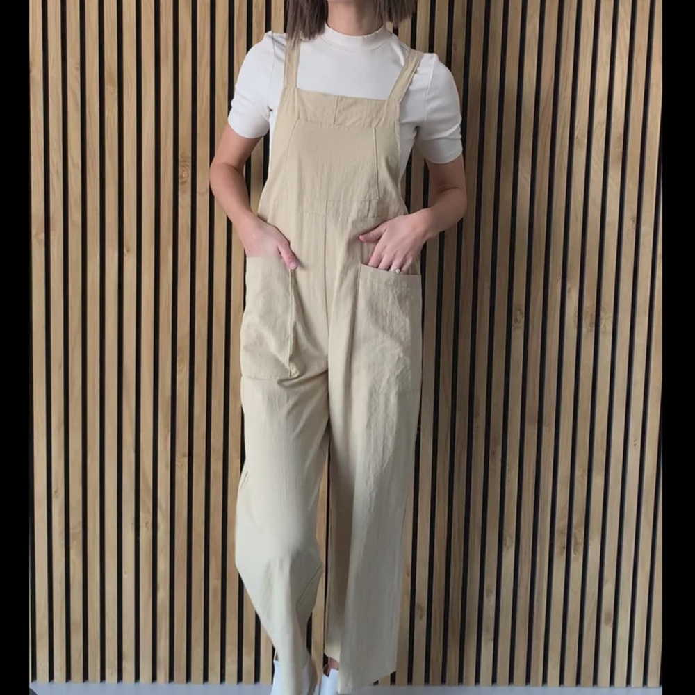 NWT Polagram taupe tank jumpsuit